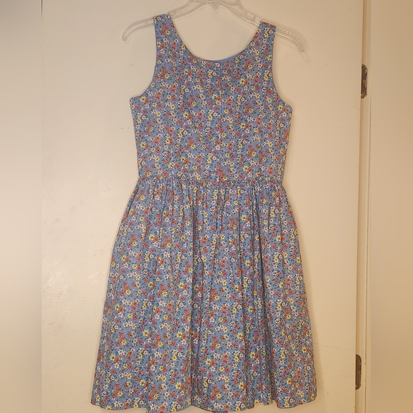 Polo by Ralph Lauren Blue and Purple Sleeveless Sundress - Picture 1 of 6